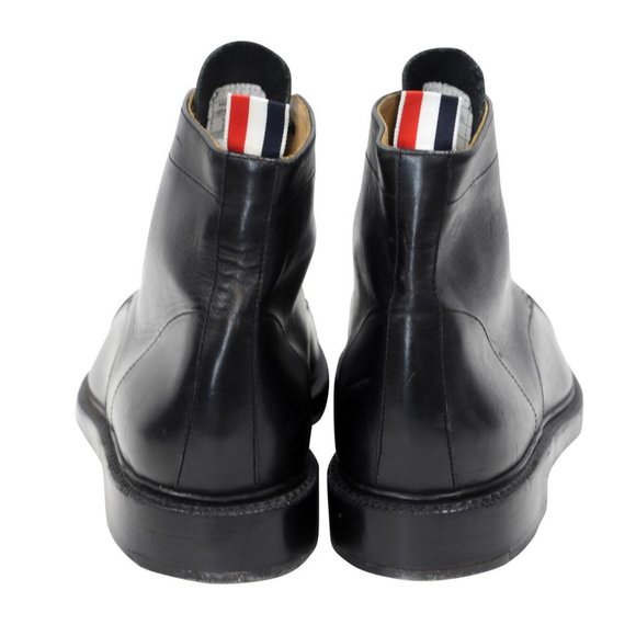 Thom Browne Ankle Boots Size 10.5 Leather Lace-up Cap Toe Shoes TB-0502N-0151 main image 4